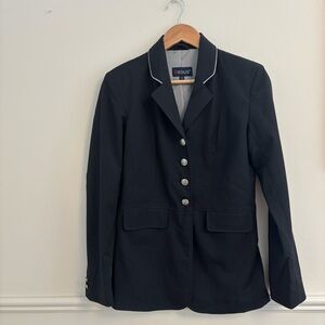 Eous Women’s Black Show Jacket with Contrasting Piping